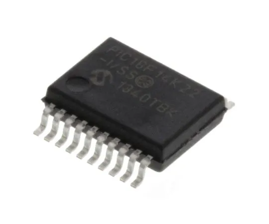 63-4931-09 Microchip PIC18F14K22-I/SS, 8bit PIC Microcontroller, 64MHz, 16 kB, 256 B Flash, 20-Pin SSOP PIC18F14K22-I/SS