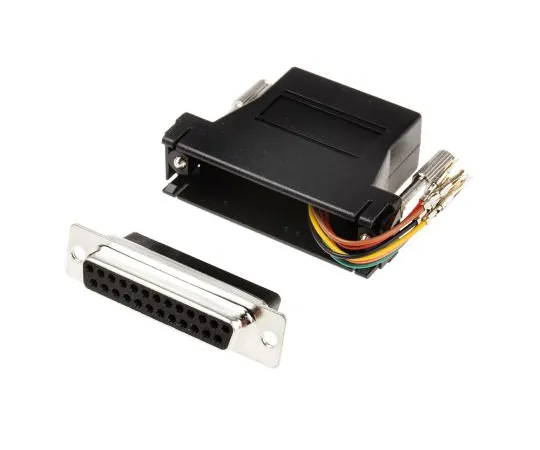63-4654-83 RS PRO D Sub Adapter Female 25 Way D-Sub to Female RJ11 818-687