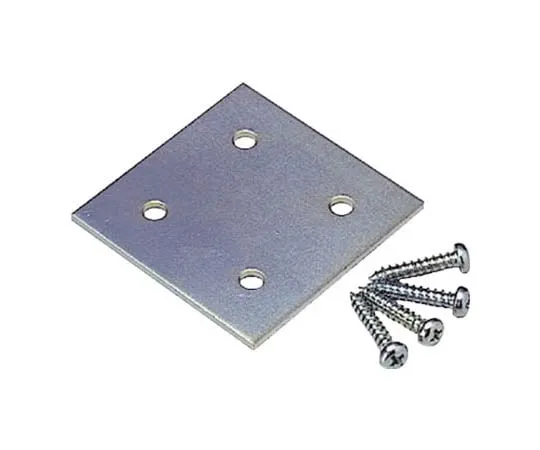 62-0008-75 Joint Metal Fittings (A) Iron (Uniqlo Plating Finish) 55 x 55 mm 313-34