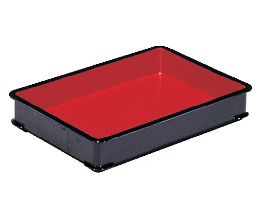 67-6648-24 Red Coated Medium Container Black/Red 20090100BKRED