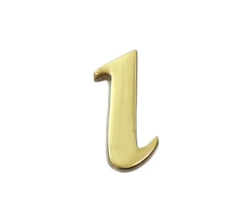 61-7430-88 Brass Gold Characters Small Characters L QS20-L