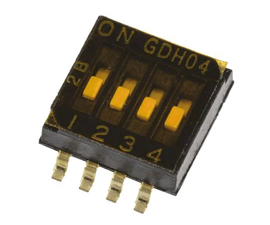 63-4909-61 4 Way Surface Mount DIP Switch 4P GDH04S04