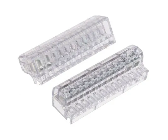 63-4779-39 RS PRO 12 Way Commoning Block, Screw Down Termination, 10 → 5 AWG, 16 mm², 6 mm² CSA, Clear, 100A 450 V 388-2855