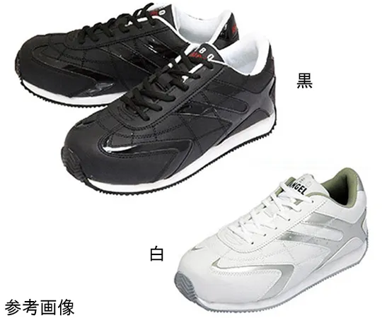 64-6543-01　［Discontinued］Imported Sneakers (Shoelaces) Black 24 cm　A180