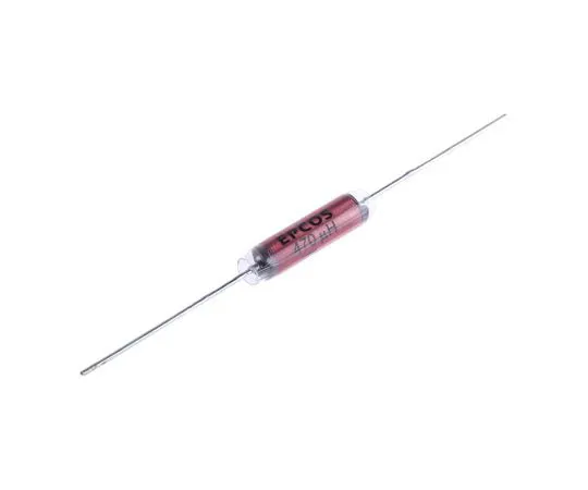 63-4728-63 EPCOS 470 μH ±20% Ferrite VHF Inductor, Max SRF:25MHz, 300mA Idc, 6.5Ω Rdc B82111E B82111E0000C027
