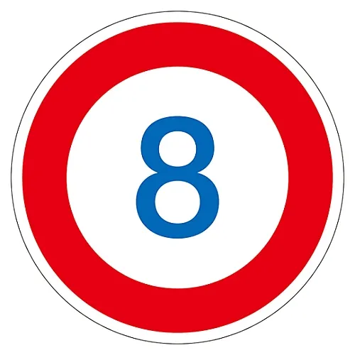 61-3391-82　［Discontinued］Road Surface Road Sign 8 Road Surface-323-8　101105