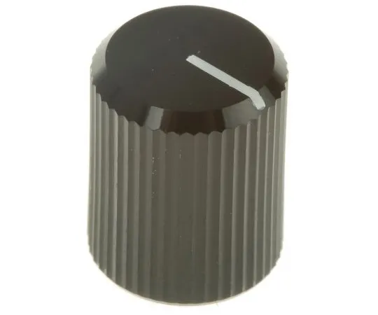 63-4803-52 RS Potentiometer Knob, Grub Screw Type, 10mm Knob Diameter, Black, 3.2mm Shaft 465-9820