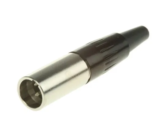 63-4898-09 Switchcraft Tini QG Series, Cable Mount Miniature Connector Plug, 3 Way, 5A TA3MX