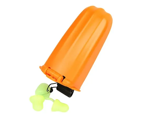 62-3984-61　［Discontinued］Storage Type Earplugs Sponge Type (for Grooveless Helmet)　No.1961-S