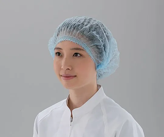 2-3601-02　［Discontinued］Folding Cap Blue 100 Pieces　DAC-002BL