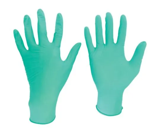 61-2685-52　［Discontinued］Nitrile Disposable Gloves Thin No powder 200 sheets Green SS　VERTE-761H SS