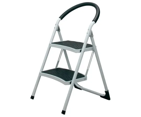 64-5198-03　［Discontinued］Steel folding step 2 steps 47.5 cm　41498699