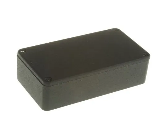 63-4858-92 Hammond 1590, Die Cast Aluminium Enclosure, IP54, Shielded, 112 x 60 x 31mm 1590BBK