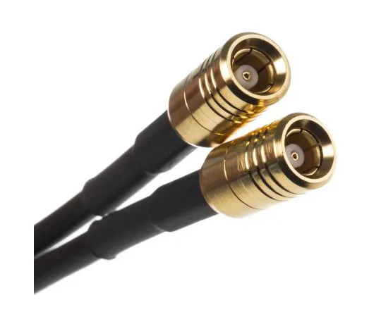 63-4858-18 RS PRO Black Male SMB to Male SMB Coaxial Cable, 50 Ω 526-0443