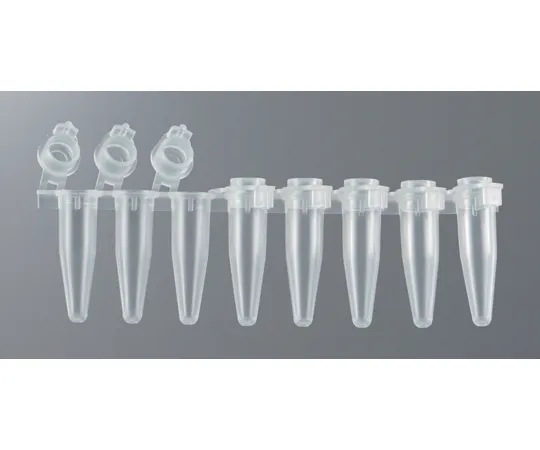 67-3044-55 8-Strip tube with PCR Cap 0.2 mL Flat Cap 125 Pieces T320-2N