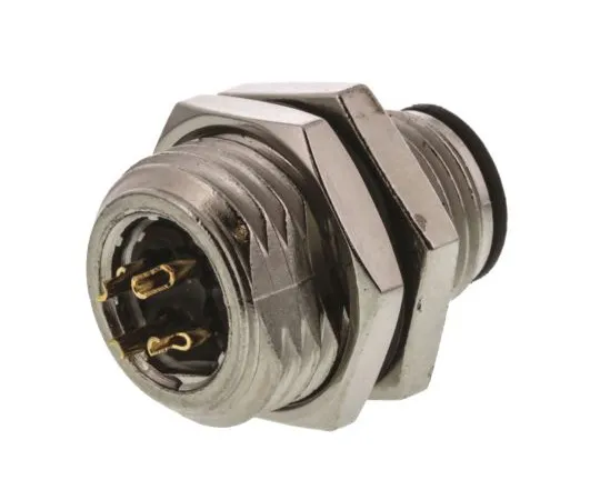 63-4934-20 TE Connectivity M12 Series M12 Panel Mount Connector, 4 contacts Plug 1838893-2