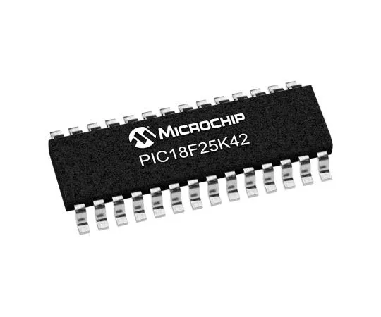 63-4692-01 Microchip PIC18F25K42-I/SS, 8bit 8 bit CPU Microcontroller, 64MHz, 32 kB Flash, 28-Pin SSOP PIC18F25K42-I/SS