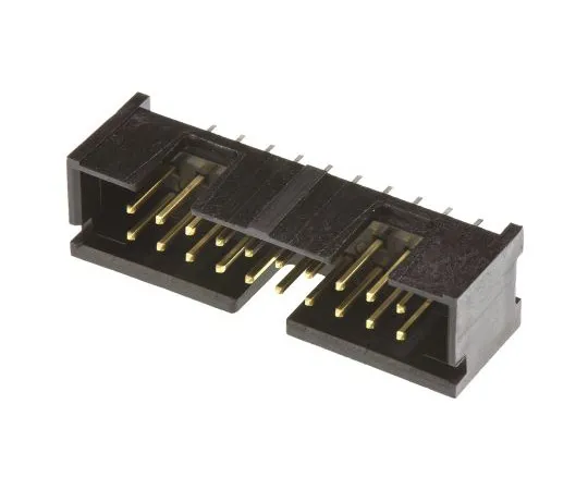 63-4798-43 TE Connectivity AMP-LATCH Series, 2.54mm Pitch, 20 Way 2 Row Shrouded Straight PCB Header, Through Hole 5103308-5