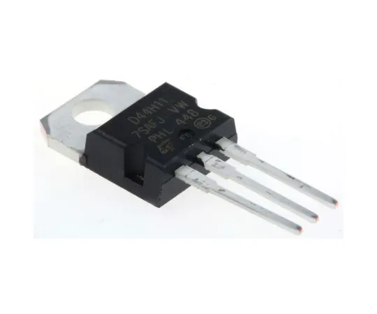 63-4820-56 STMicroelectronics D44H11 NPN Transistor, 20 A, 80 V, 3-Pin TO-220 D44H11