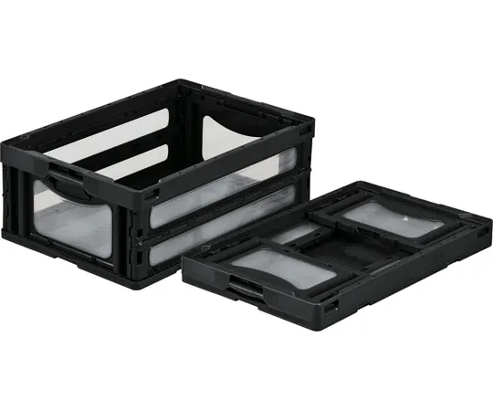 67-7113-22 Folding Container O-55B Black/Transparent 55909000BK901TM