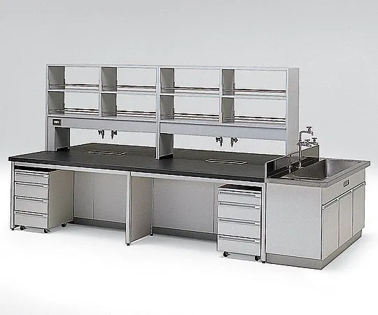 3-5739-01　［Discontinued］Central Laboratory Bench Frame Type 2400 x 1500 x 800/1800　HCX-2415