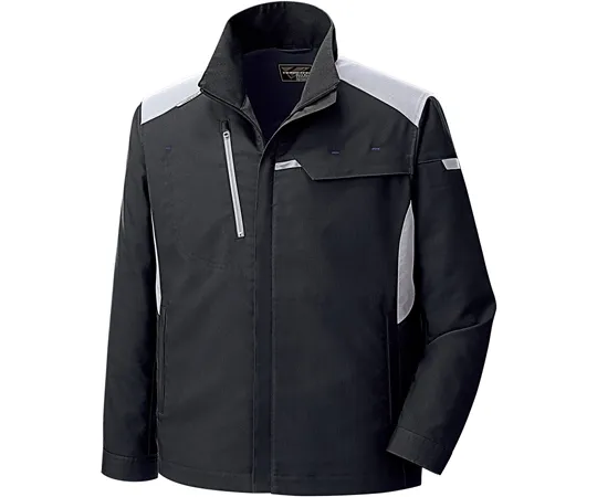 67-6634-60 All Year Work Wear Anti-static JIS Compliant Product Verdexelflex Unisex Jumper Middle Gray SSS Size VE769-UE-SSS