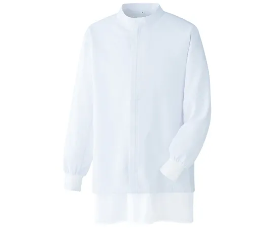 65-1238-97　［Discontinued］Work Clothes, Food Industry VERDEXCEL Unisex Long Sleeve Jumper White SS VEH319W-UE-SS　VEH319W-UE-SS
