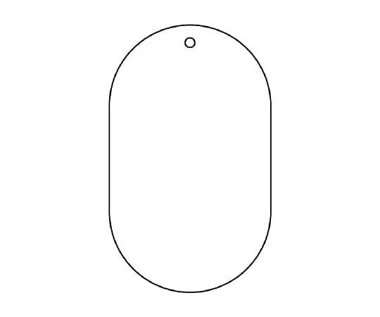 62-6131-71 Valve Name Display Plate (Long Angle Type) White Plain 459-15