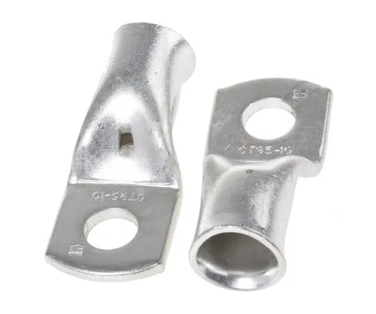 63-4742-50 RS PRO Uninsulated Tubular Ring Terminal, M10 Stud Size to 95mm² Wire Size 241-4647