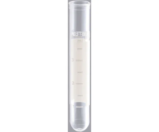 63-2978-09 Round-Base Test Tube (with Scale and Writing Space) 5ml 62.476.022