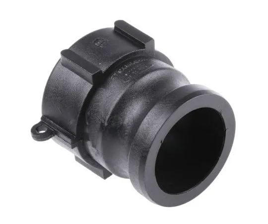 63-4861-34 Straight Male Hose Coupling 2in Female Threaded to Male Cam, 2 in Female, PP 200A-DIN-PG