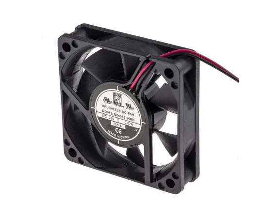 63-4867-55 RS PRO Axial Fan, 60 x 60 x 15mm, 14cfm, 1.7W, 24 V dc 541-5198