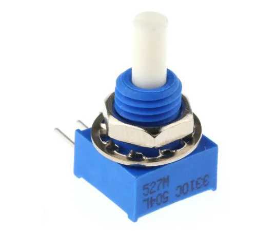 63-4851-10 Bourns 3310C Series Conductive Plastic Potentiometer with a 3.17 mm Dia. Shaft, 500kΩ, ±20%, 0.25W, ±1000ppm/°C 3310C-001-504L
