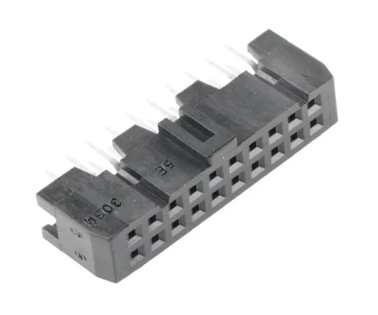 63-4888-48 Hirose HIF3FB Series 2.54mm Pitch 20 Way 2 Row Straight PCB Socket, Through Hole, Solder Termination HIF3FB-20DA-2.54DSA(71)