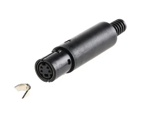63-4840-06 Lumberg 4 Pole Miniature Din Socket Socket, 1A, 100 V ac MJ-372/4