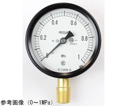 65-4295-90 Sealed Pressure Gauge (75Φ) Vertical A-Frame for Steam 0.6 MPa BC10-181
