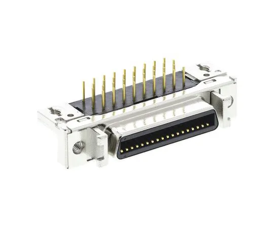 63-4834-80 3M MDR 102 Series, 36 Way Right Angle Through Hole Micro-D PCB Connector Socket, 2.54mm Pitch 10236-5212PL