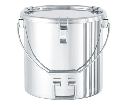 62-8611-01 Suspension Type Stainless Steel Sealed Container with Lower Folding Handle (Clip Type) 4L CTBDF-18