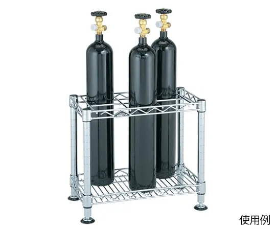 64-3541-58 Cylinder Stand for Cylinder 6 pieces W 475 x D 264 x H 403mm GCR6
