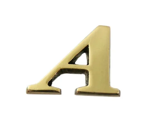 61-7430-51 Brass Gold Characters Large Characters A QL20-A