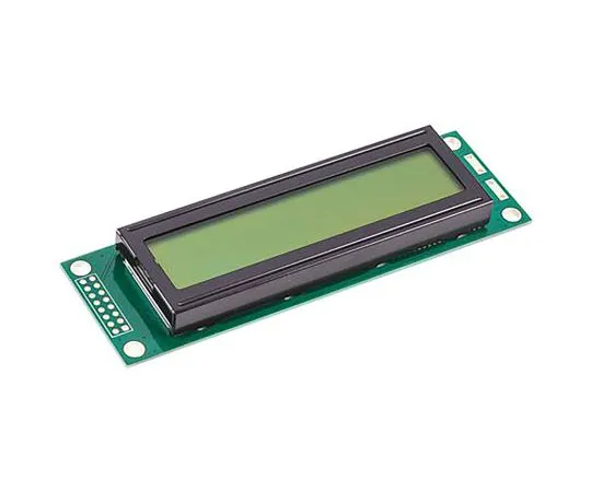 63-4681-49 Fordata FC2002D01-FHYYBW-51LE FC Alphanumeric LCD Alphanumeric Display, Green, Yellow on Yellow-Green, 2 Rows by 20 FC2002D01-FHYYBW-51LE