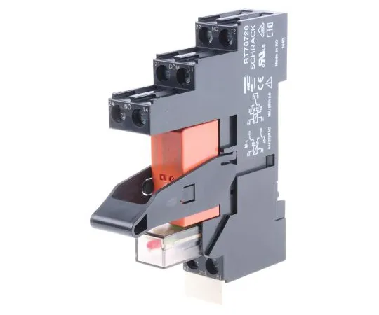 63-4831-65 TE Connectivity RT Series 24V dc DIN Rail Interface Relay Module, SPDT RT3S4LC4 4-1415073-1