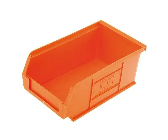 63-4806-62 RS PRO Orange Plastic Stackable Storage Bin, 76mm x 101mm x 167mm 469-6784