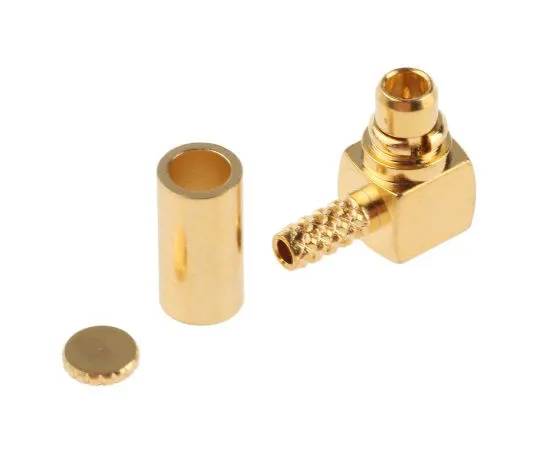 63-4796-34 TE Connectivity 50Ω Right Angle Cable Mount MMCX Connector, Plug, Solder Termination, RG178 1-1634003-0