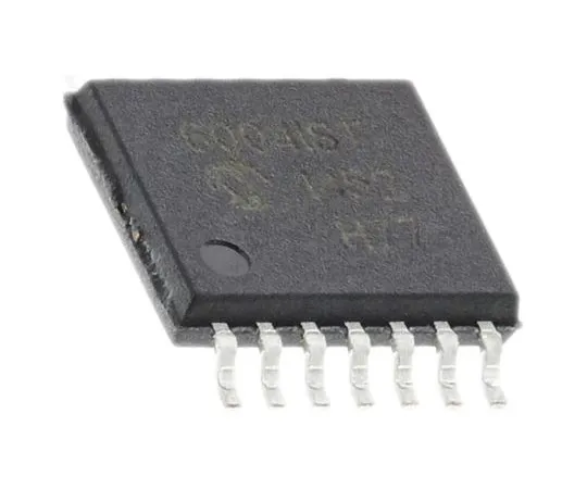 63-4931-42 MCP6004-I/ST Microchip, Op Amp, RRIO, 1MHz, 3 V, 5 V, 14-Pin TSSOP MCP6004-I/ST