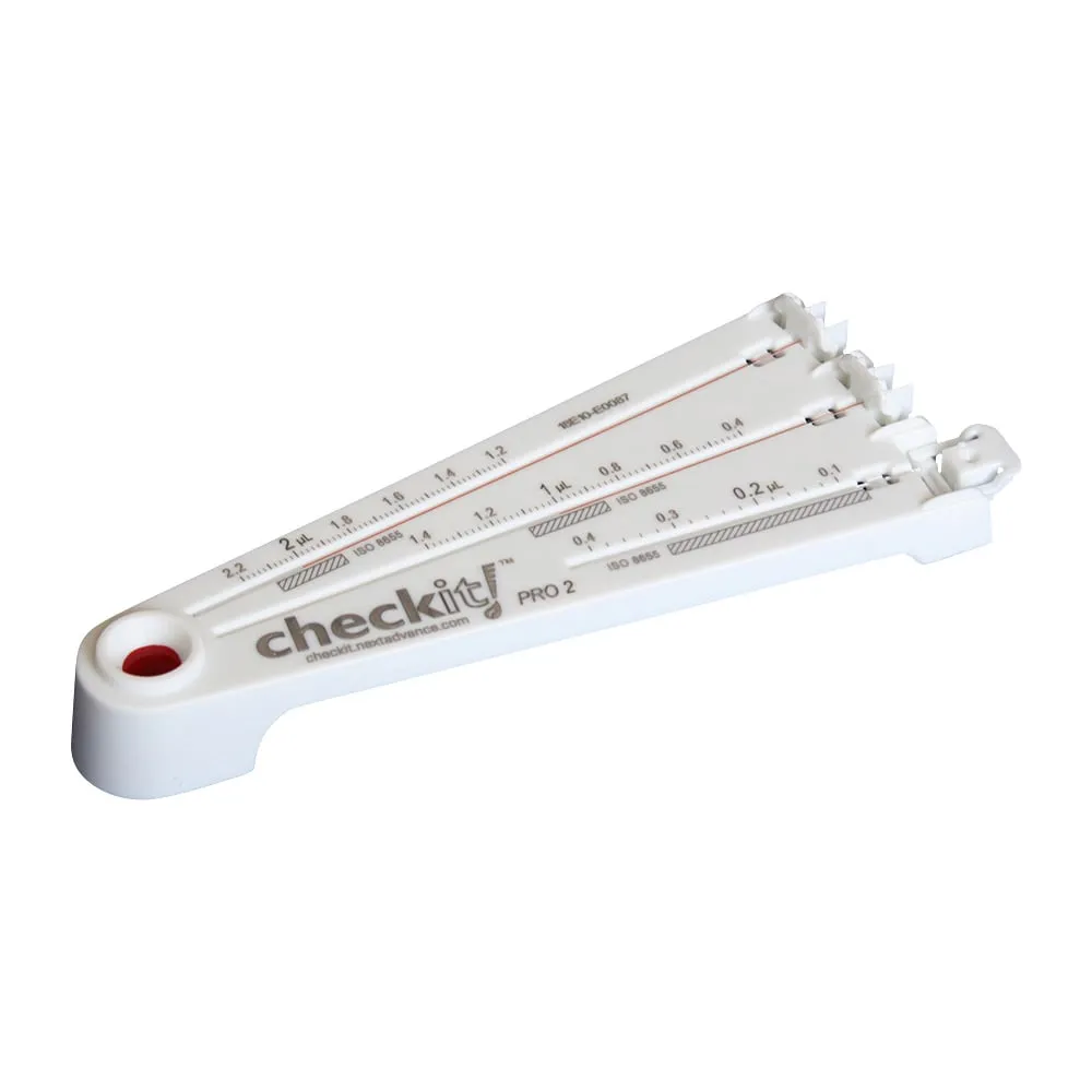 4-4993-01　［Discontinued］Simple Pipette Examiner/Checkit for Single Channel 2, 1, 0.2 uL 5 Pieces　CP-C02