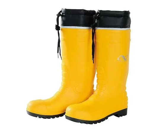 3-9286-01　［Discontinued］Disaster Prevention Boots Yellow M　BN-860