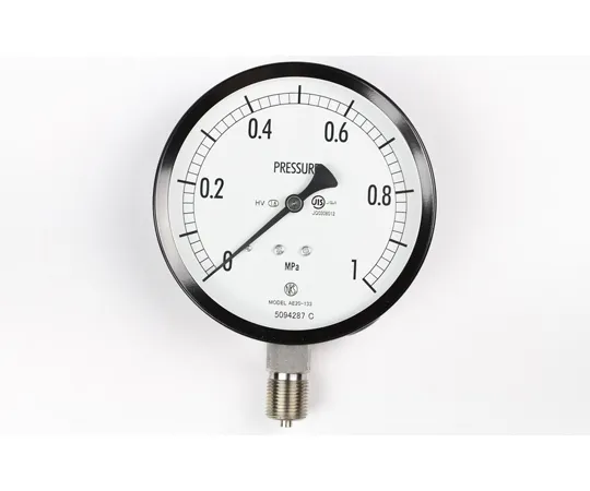 65-4284-54 Normal Pressure Gauge (Φ100) Vertical A Frame for Heat and Vibration Resistance 1 MPa AE20-133