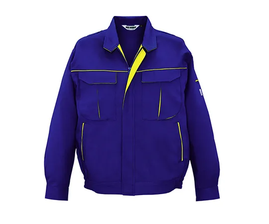 63-1785-90 Long Sleeve Jacket Royal Blue x Yellow 2627-52-S