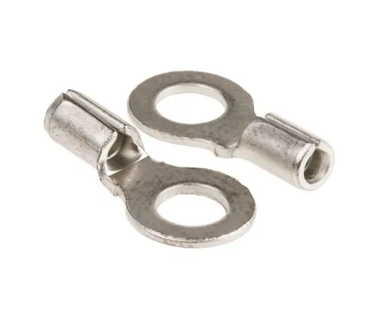 63-4727-27 RS PRO Uninsulated Crimp Ring Terminal, M4 Stud Size, 0.5mm² to 1.5mm² Wire Size 208-2565